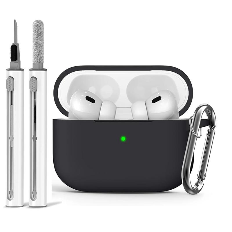 Case For Apple Airpods pro Case Earphone Accessories Wireless Bluetooth Headset Silicone Air Pod Pro 2 Cover With Cleaner Kit