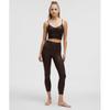 Lululemon Align  High Rise Ribbed Pant 25   Shine Radiate Foil Print Espresso