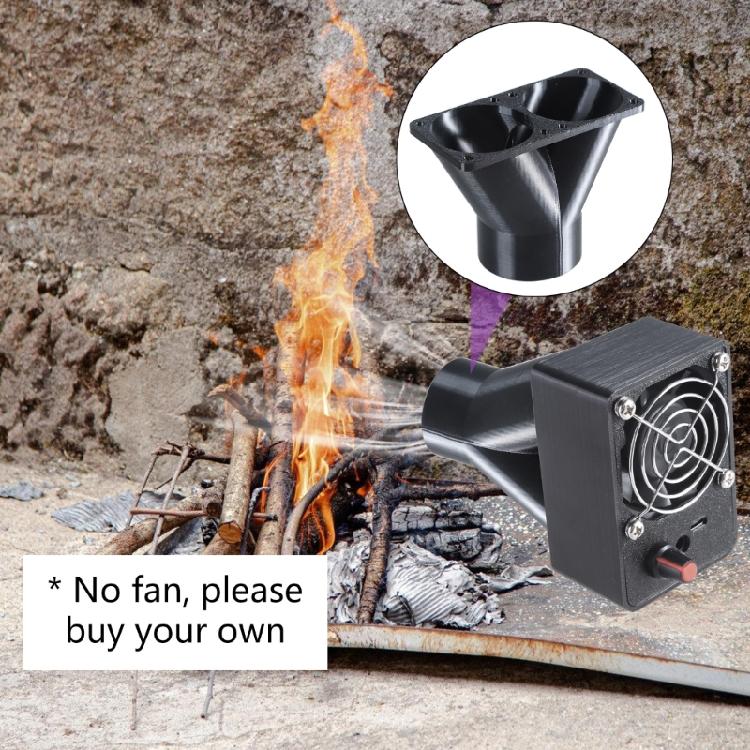 Cooling Fan Pipe Outlet Air Gathering Vent Air Outlet for 4cm/6cm Cooling Fan Enhances Air Ventilation Fan Outlet