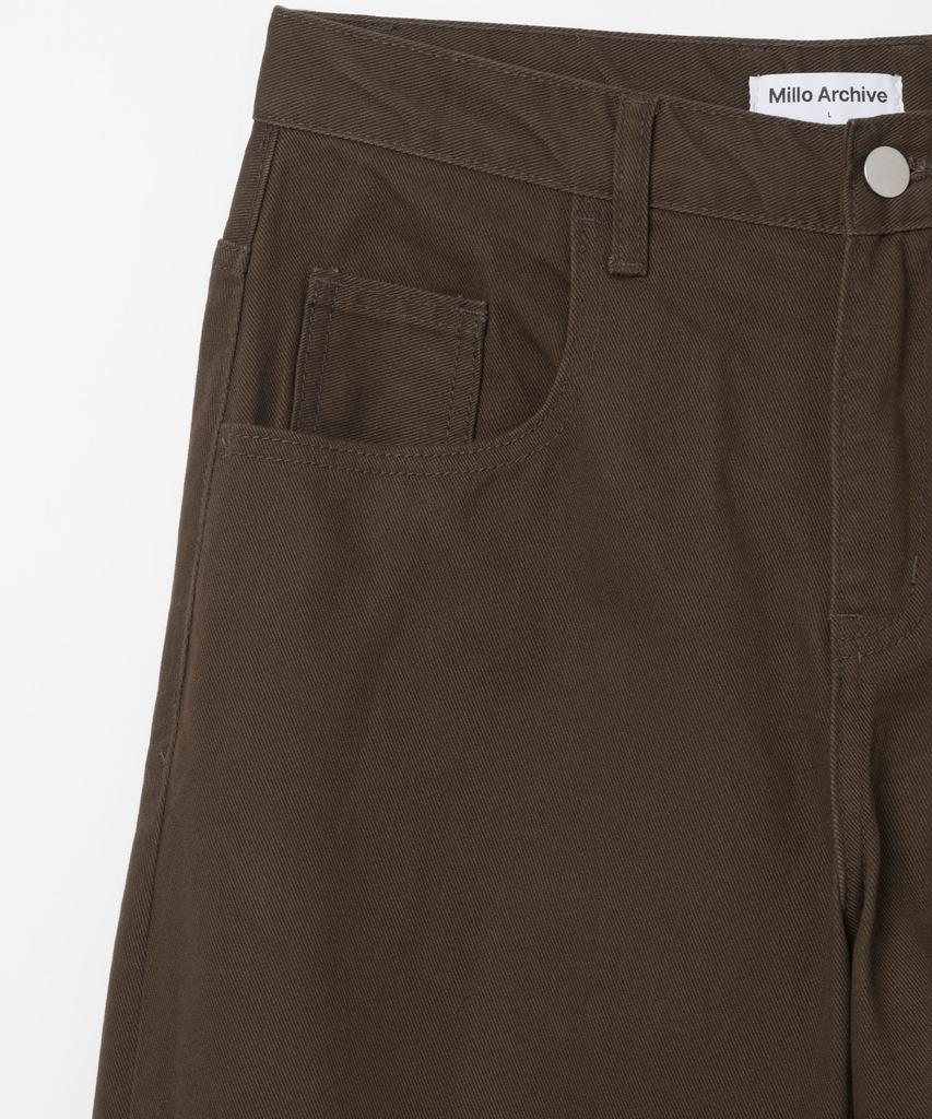 MILLO ARCHIVE Reflect Curved Pants [Brown] (A Type)
