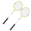 Badmintonschläger Eisenelegierung Nylon Anti-Rutsch-Griff Tragbarer Badmintonschläger mit Tragetasche für