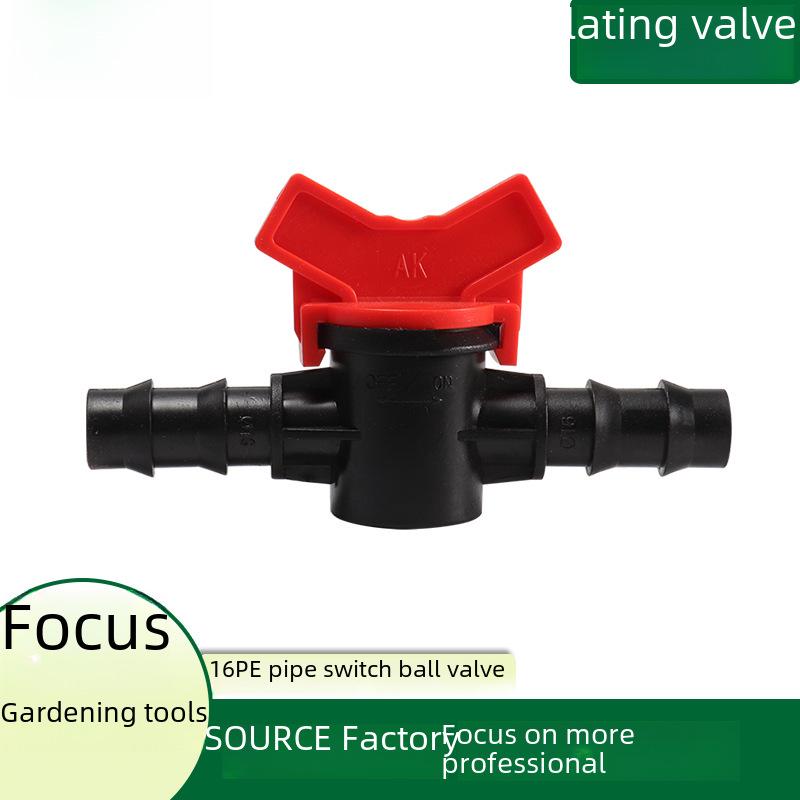 

16мм Двоголовий кульовий кран для ПЕ труби для поливу теплиці