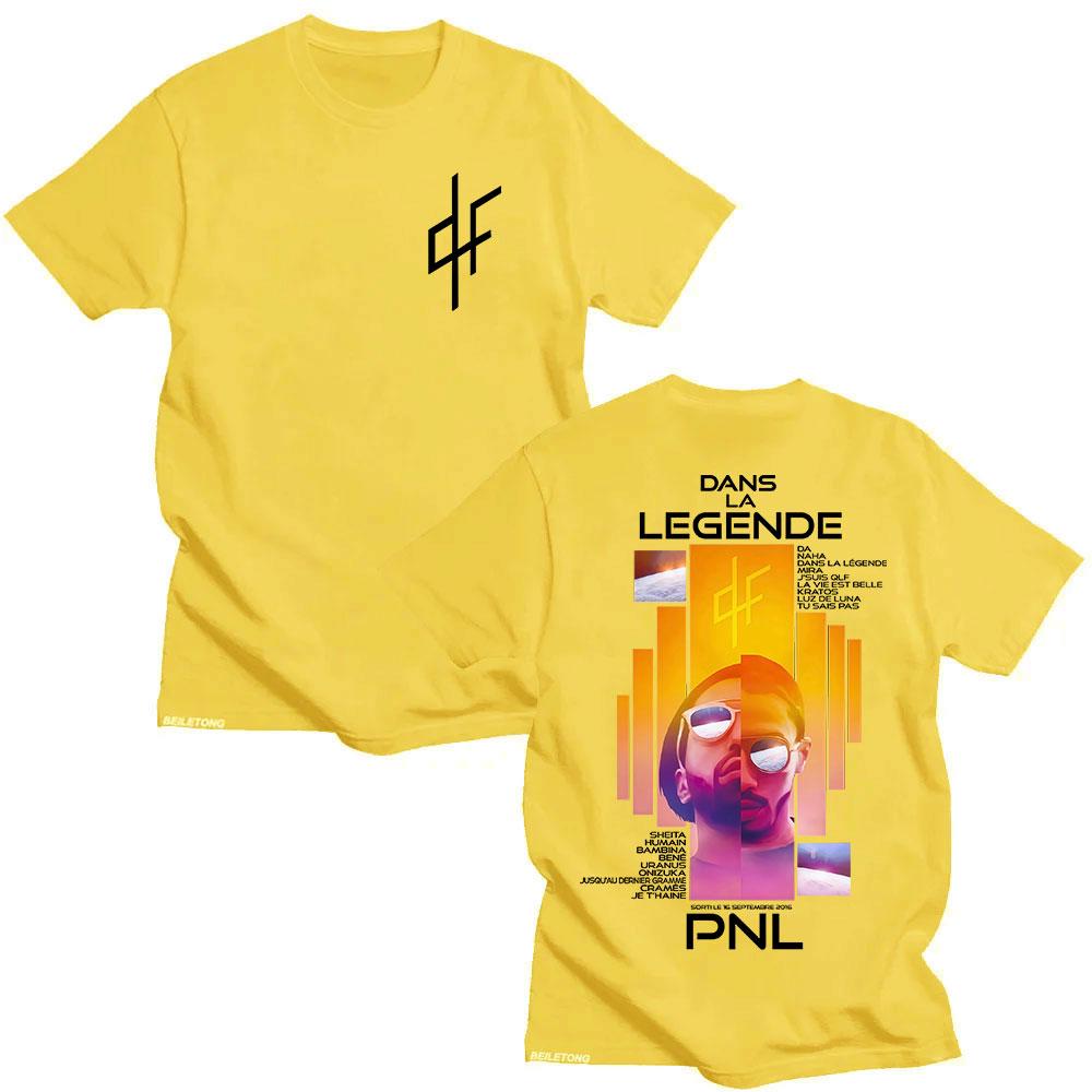 2026 Hot Sale French Rapper PNL Album Merch Graphic T-shirt Le Monde Chico T Shirt Men Women Fashion Hip Hop Oversized Short Sleeve T-shirts