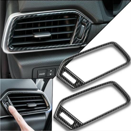 For Honda Accord 2018-2021 Car Dashboard Air Vent Cover Trim Carbon fiber look