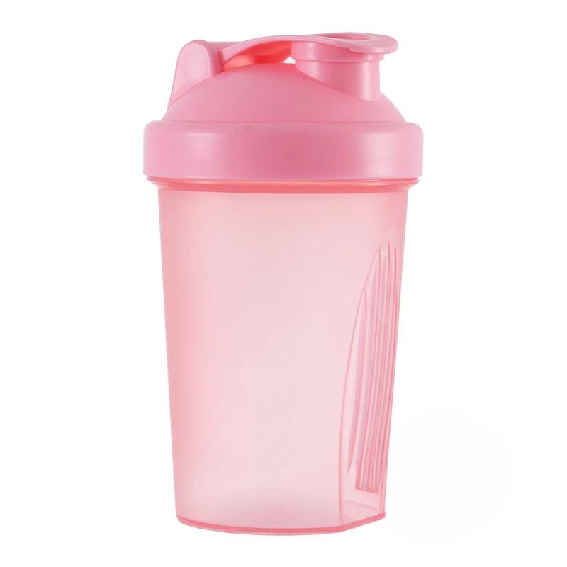400ml Přenosný Plastový Kelímek na Nápoje Šejkrové Lahve Sportovní Kelímky na Vodu Láhev na Míchání Syrovátkového Proteinového Prášku Fitness Gym Šejkr Venkovní