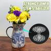 2Pcs Vase Flower Frog Reusable Clear Flower Arrangement Holder Flower Stem Holder