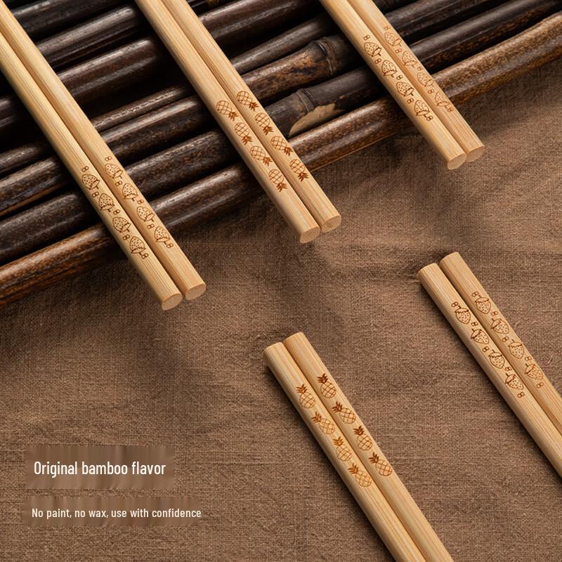 Cartoon Natural Nan Bamboo Chopsticks
