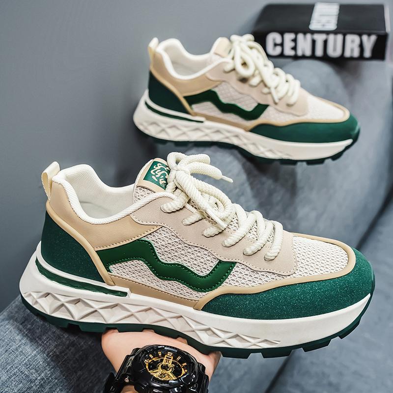 

Новые дышащие, устойчивые к запаху, износостойкие, универсальные кроссовки для спорта и повседневной носки, мужская обувь на круглый год 44 зелёный