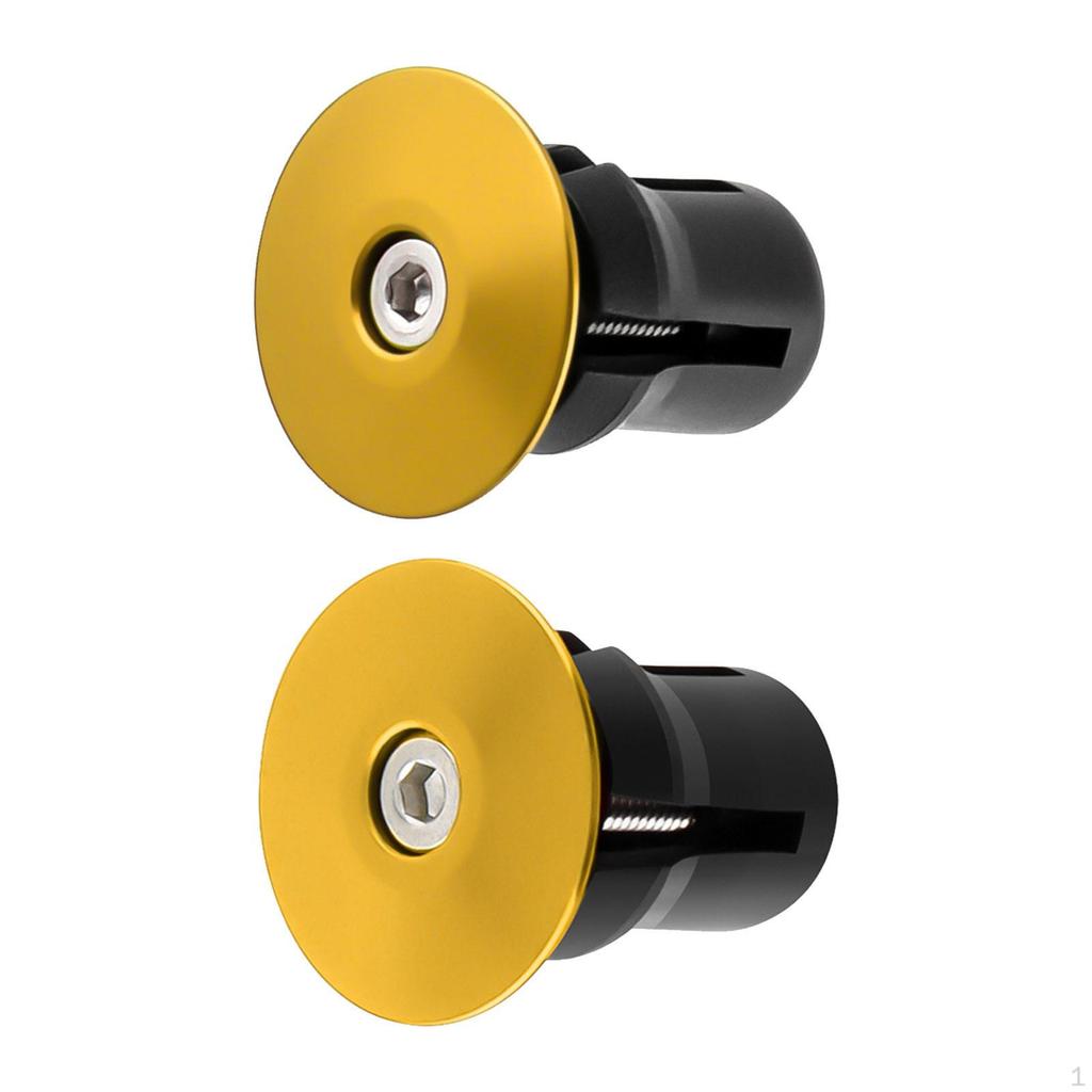 2 Pack Handlebar Plugs for Bikes, Folding Bike Accessories