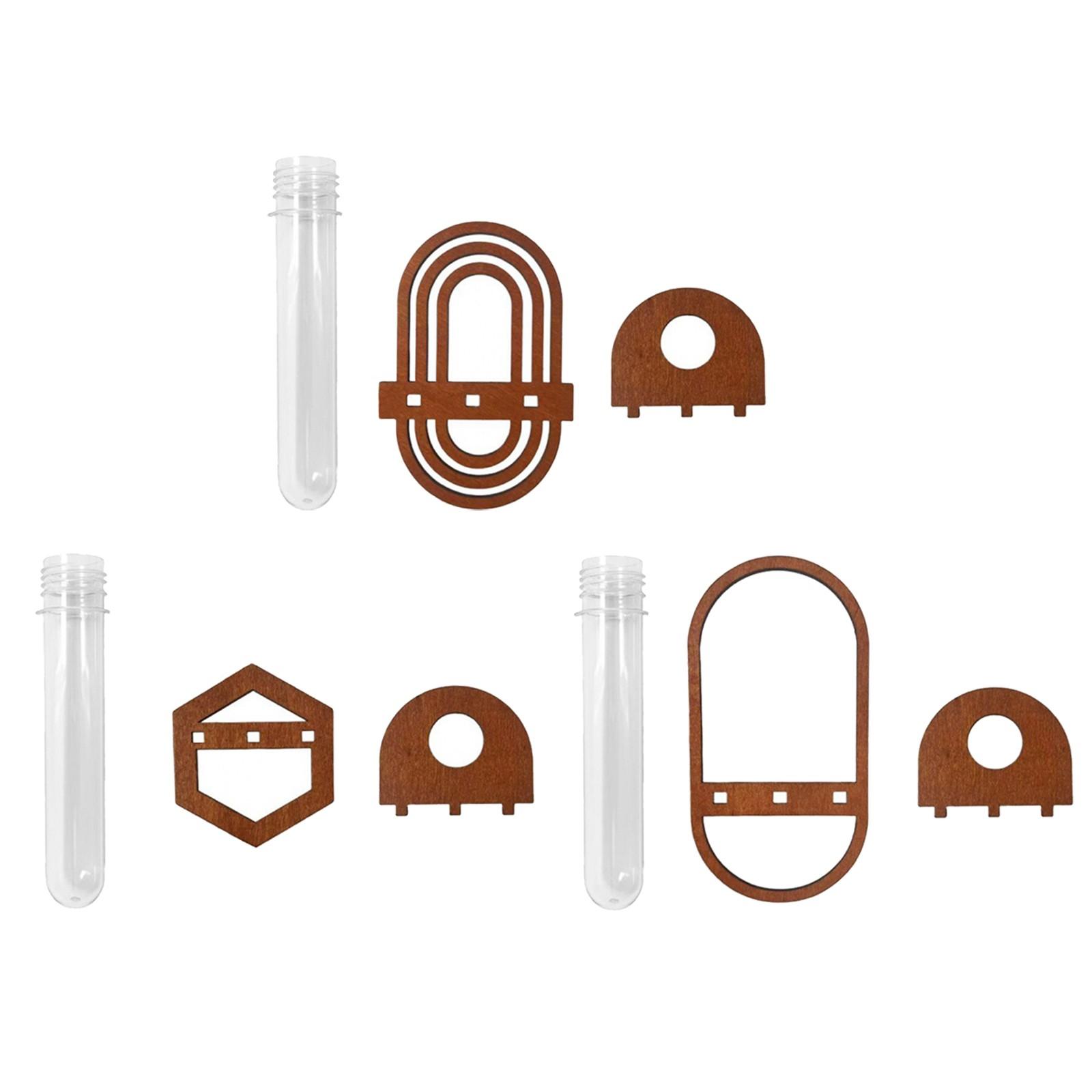 

Креативная настенная стойка для пробирок для выращивания растений, подвесная гидропонная ваза, настенный подвесной светильник для дома One Size