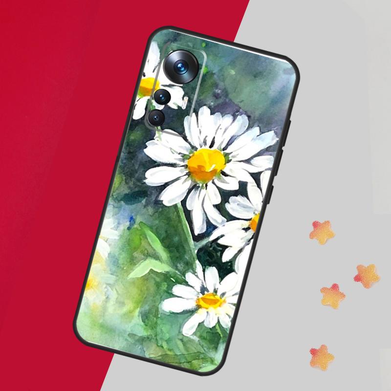 Daisy Watercolor Case For Xiaomi 15 Ultra 13 14 11T 12T 13T 14T Pro Cover For POCO F7 F6 F5 X3 X5 X6 X7 Pro