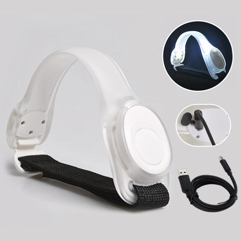 

LED Armband Rechargeable, High Visibility Reflective Running Gear, Running Lights For Runners, Light Up Armbands For Night Cycli