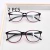 2PCS Suit Multifocal Reading Glasses Readers Computer Glasses Progressive Multifocus Glasses for Women & Men Blue Light Blocking
