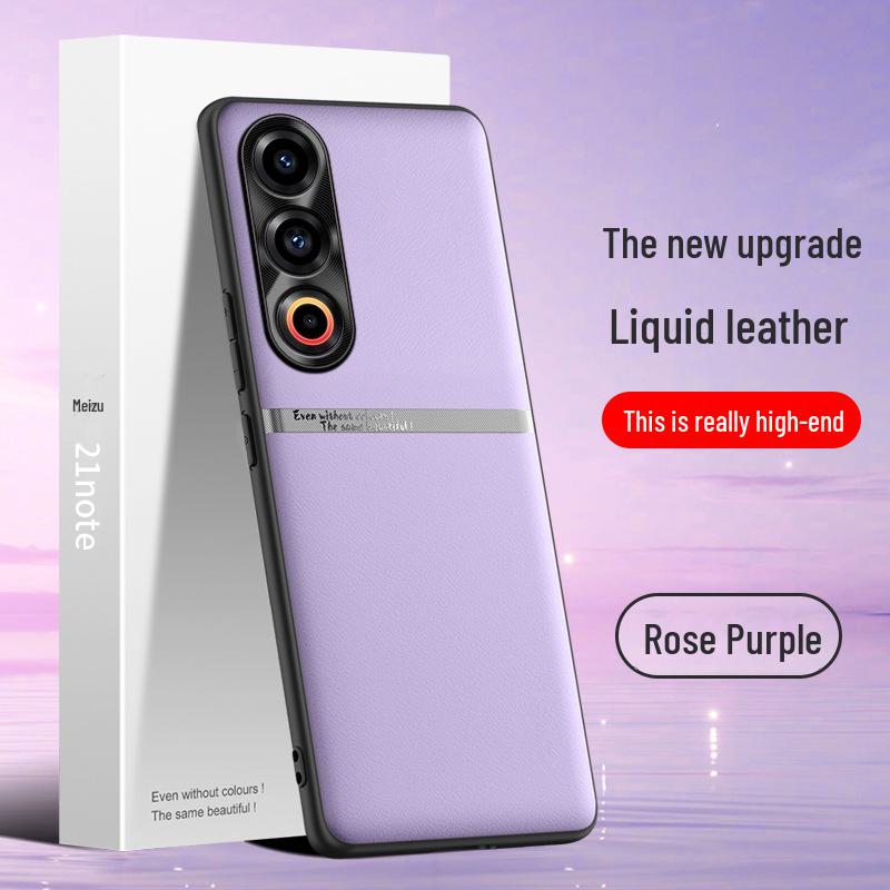 Meizu 21note Flüssigleder Anti-Fall Schutzhülle - Einteilige und Schmutzabweisende Hülle