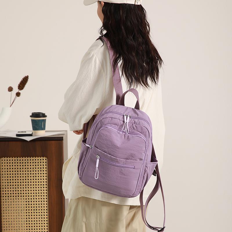 Mini Nylon Backpack Small Travel Backpack Portable Travel Backpack and Multi Pocket Design Suitable for Daily Commute Work Shopping and Short Trips