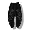Fitness Sports Rue Principale Harajuku Y2K Hommes Femmes Coupe Ample Âme de Dragon Tendance Sombre Streetwear Pantalons de Jogging Décontractés