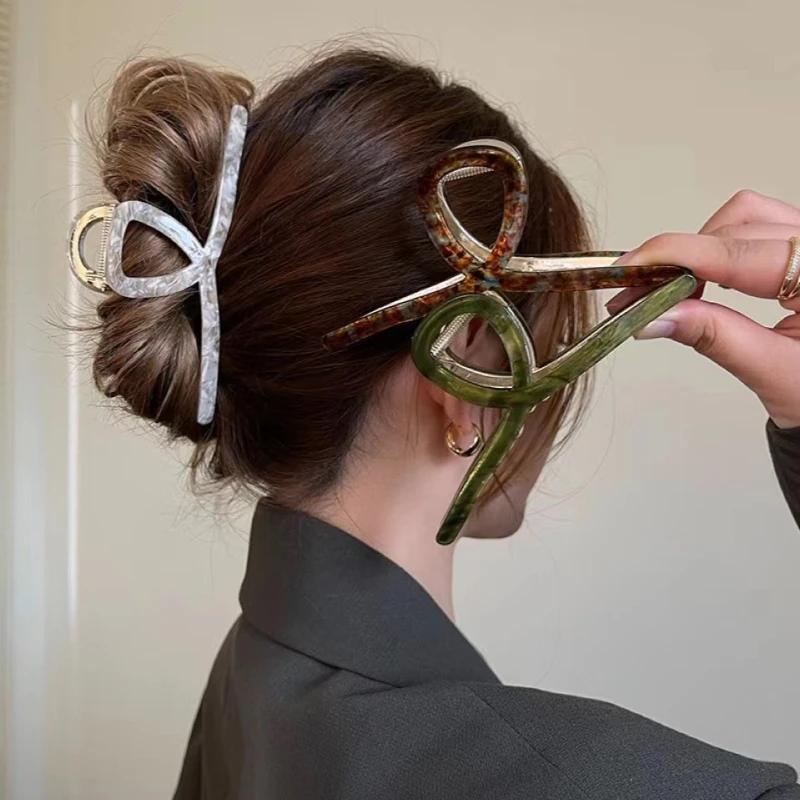 New Fashion Hair Claw Acetic Hairpin for Women Large Hair Claw Shark Clip Women's Tough ColorfulHair Accessories Gift Hair Pins