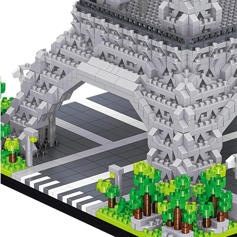 1890 Pieces of World-Famous Building Eiffel Tower Building Block Set Halloween Christmas and Thanksgiving Gifts