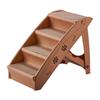 Foldable Pet Stairs For Small Dogs Nonslip Dog Cat Ramp Steps Thickened Indoor Ladder For Bed Sofa Couch Climbing Use