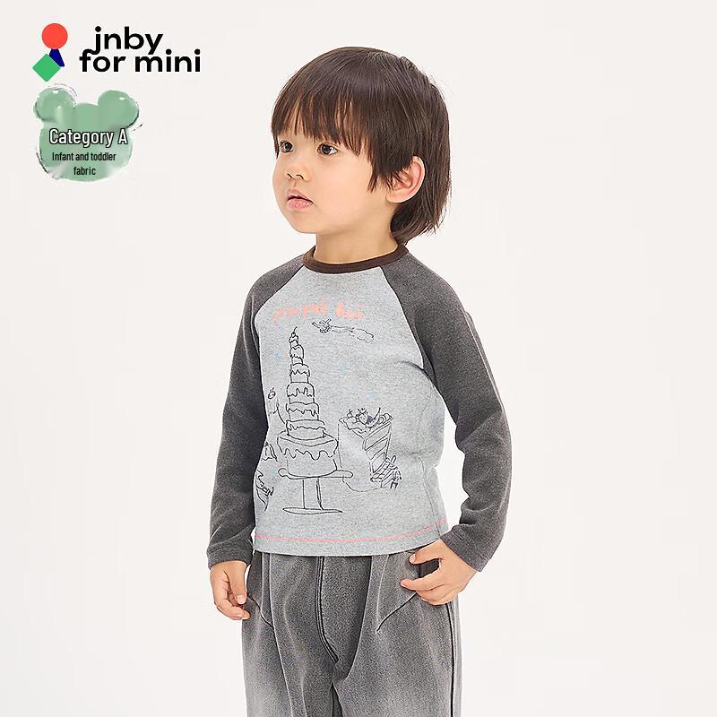 JNBY Infant Unisex Printed Long-Sleeve T-Shirt