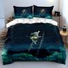 Starry Night Rabbit Decor Set Soft Comfortable Duvet Cover Bedding Set Included 1*Duvet Cover & 2*Pillowcases, Gift