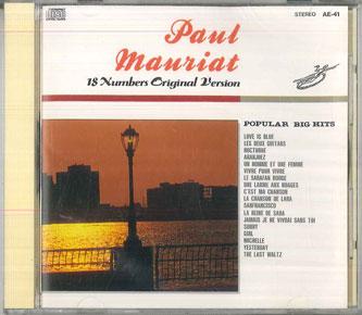

CD PAUL MAURIAT Paul Mauriat 18 Number Original Ver AE41 EYEBIC Japan Classical Used