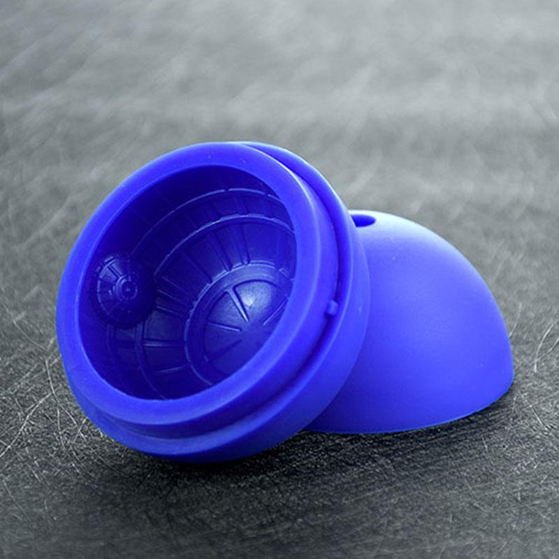 Sphere Ice Ball Maker Silicone Ice Mold Large Blue Round Chocolate Ice Tray Mold Whisky Cocktail Party Bar Kitchen Accessories