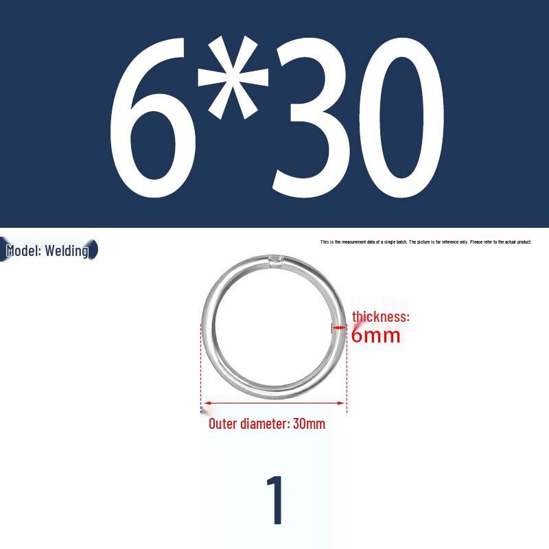 304 Stainless Steel Seamless O-Ring for Lifting and Hammock Yoga Connection
