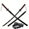 Men'S Sword Belt Party Cosplay Evil Sword Belt, Pu Leather Knife Stand Shoulder Strap Accessories