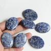 30x40mm Egg Shape Pendant: Natural Rose Quartz, Green Aventurine, Lapis Lazuli, Agate Jewelry DIY