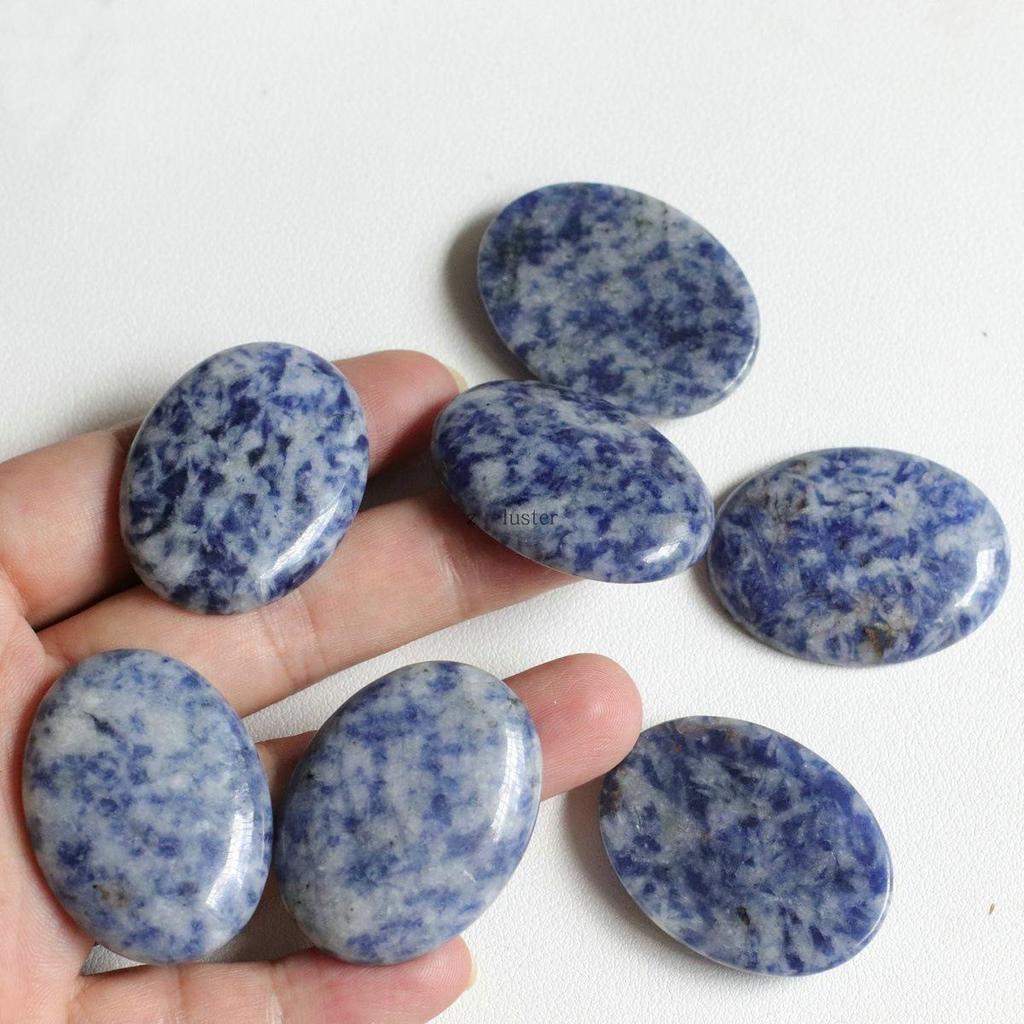 30x40mm Egg Shape Pendant: Natural Rose Quartz, Green Aventurine, Lapis Lazuli, Agate Jewelry DIY
