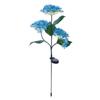 3 Head Simulated Hydrangea Flower Solar Led Light Waterproof Outdoors Lawn Mounted Lights Realistic Flower Light