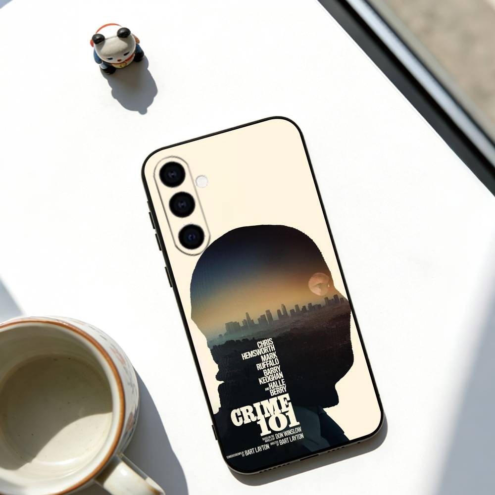 The Movie Crime 101 Phone Case Black Silicone Soft For Samsung Galaxy A73,A72,A71,A70,A53,A52,A51