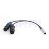 DRRI Atomos to Dual XLR Breakout Audio Input Cable for Shogun Monitor Recorder 10-pin 3-pin