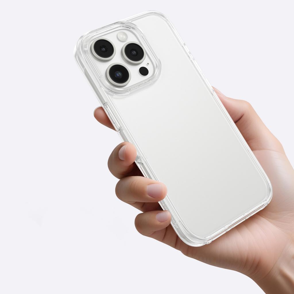 Silicone Case for iPhone 16 Pro Minimal Case - Transparent
