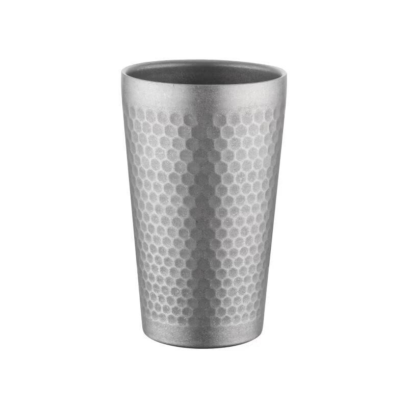 Shangqi Vintage Hammered Stainless Steel Coffee Mug