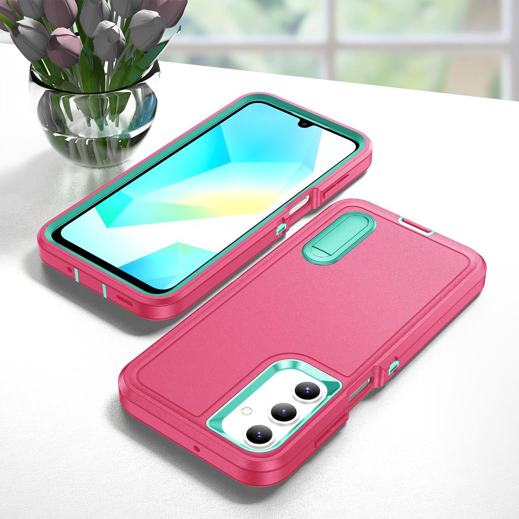 For Samsung A17 5G 4G Fall Protection Hard Armor Case for Samsung Galaxy A17 5g Galaxya17 A 17 Kickstand Phone Cover