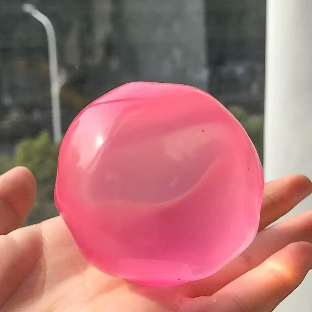 Stress Relief Coconut Oil Stress Ball Shapeable Decompression Pinch Toy  For Kids Adults