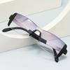 Blaulichtfilter Bifokale Lesebrille Damen Rahmenlos Herren Presbyopie Brille +100 Bis +400