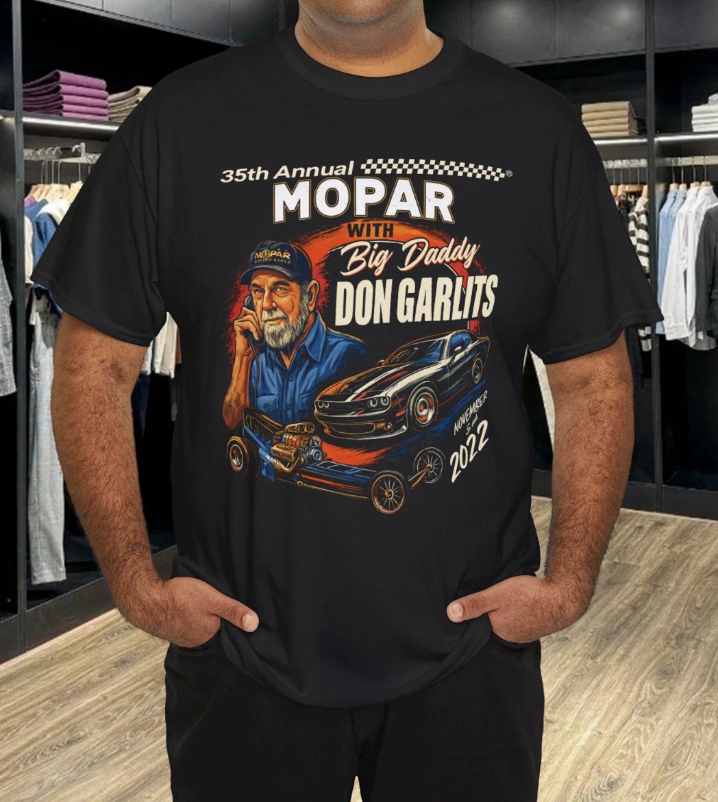 

35th Annual Mopars Big Daddy Don Garlits Museum of Drag Racing 2022 TShirt M