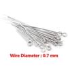 200Pcs/set Portable Metal Eye Pins 35-70mm Mini Beading Needles DIY Craft Head Pins Handmade Supplies