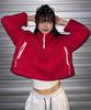 CGP (Women) Fleece Half Zip_Red