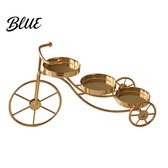 Outdoor Candle Holder Bicycle Shape Holder Nordic Style Candlestick Metal Durable Candlestick for Scented Candles Tealights Romantic Home