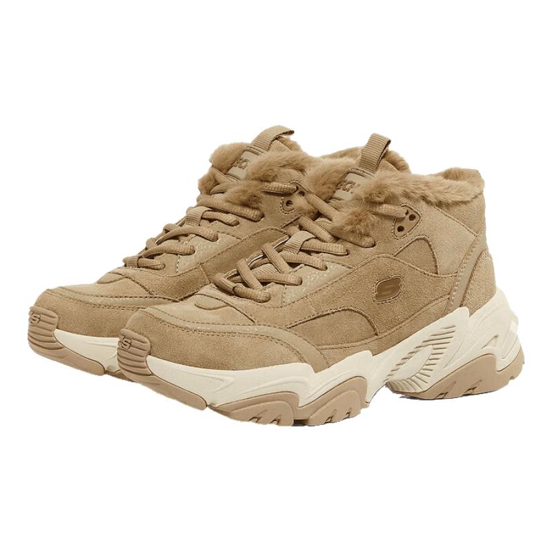 Skechers Women s Winter Warm Mid-Top Dad Shoes 167338