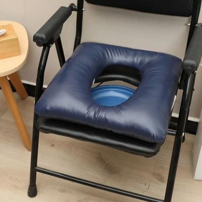 Waterproof Commode Cushion Soft Leather Seat Cushion Universal Toilet Seat Pad Elderly