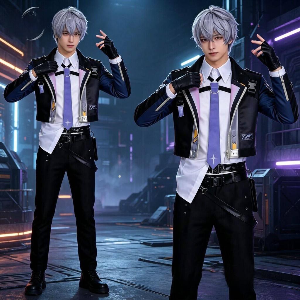 Neverness To Everness Zero Cosplay Costume With Polyester Fabric For Anime Fans