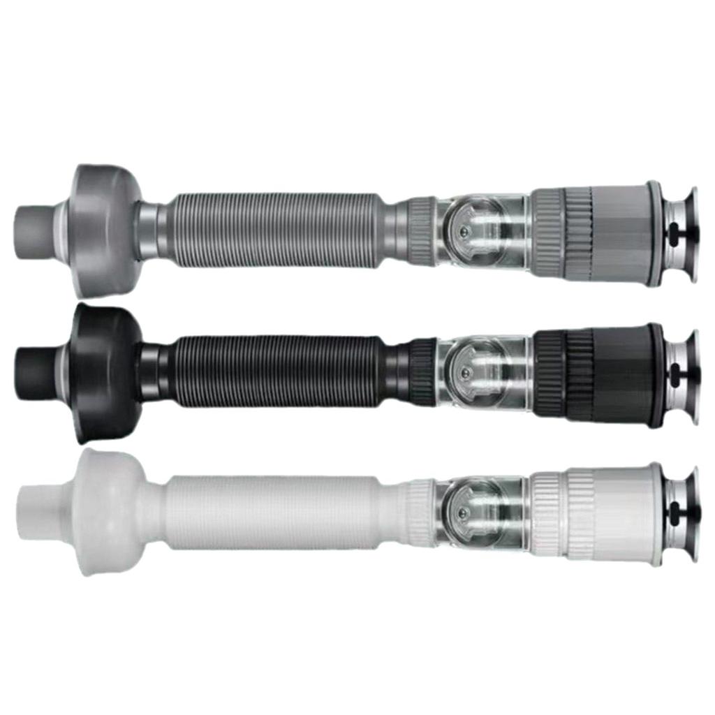 Bathroom Sink Drain Set 2 in 1 Flexible Drainage Pipe for Hotel Kitchen Home White
