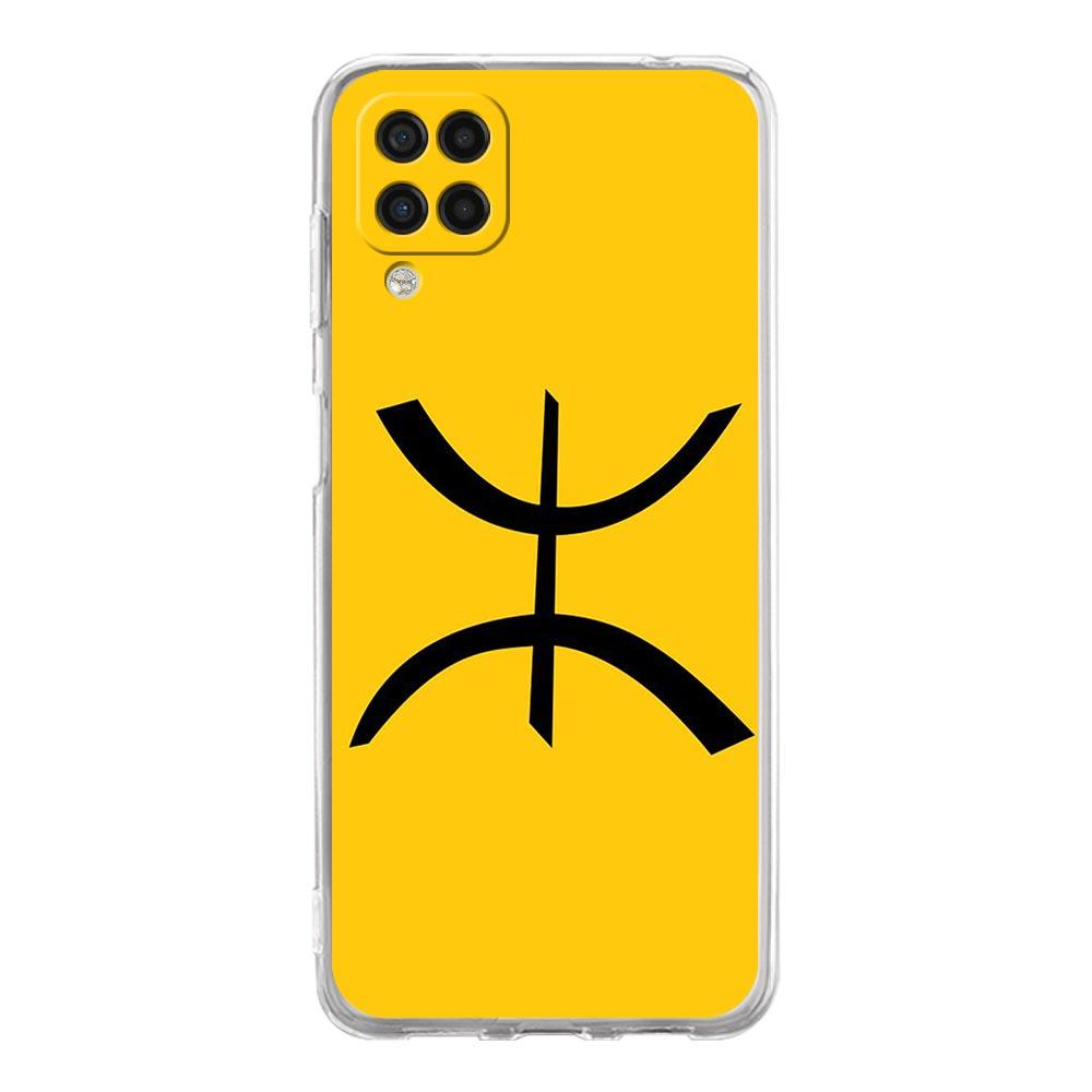 Phone Case for Samsung A13 A15 A25 A51 A71 A21S A11 A12 A31 A52 A41 A23 A53 A73 A32 5G A03S A05s Cover Amazigh Berber Flag