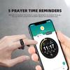 Neuer Smart Counter Digitaler Ring Zeitgenau Vibrationsalarm Tragbar Leicht Zikr-Ring Wasserdichter Zähler Azan-Erinnerung