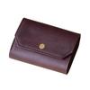 Il Modo Mini Italian Leather Trifold Small Yet Made In Japan Wallet, Spacious, (right-handed, Chocolate)